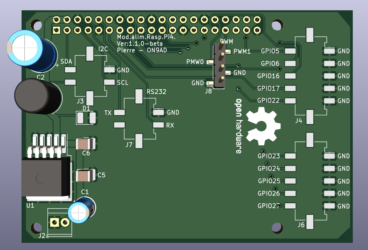 Alimentation Raspberry Pi 3